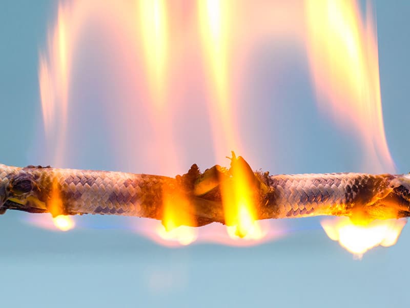 電線電纜燃燒性能檢測